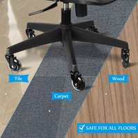 Roulettes modernes en fer et PU pour chaise de bureau, idéales pour l'école, le salon et la cuisine (pièces de rechange)