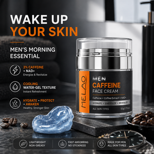 Crème <span class=keywords><strong>Visage</strong></span> à la Caféine en Gros <span class=keywords><strong>pour</strong></span> Hommes – Réduit les Rougeurs Post-Rasage, Hydratation Intense PDRN, Gel Hydratant à Absorption Rapide - Product Image 5