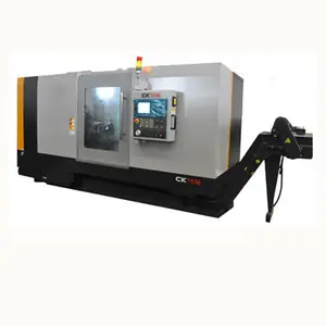 Torno cnc de cama inclinada, máquina de torno de metal, serie CK7530/800