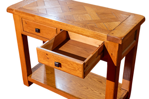 Table de vanité moderne en bois de chêne massif avec tiroir, coiffeuse minimaliste pour chambre à coucher, hôtel ou appartement, vente à chaud - Product Image 4