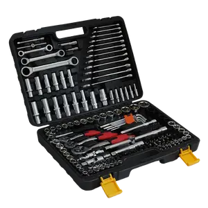 Hot Selling Chrome Vanadium Household Tool Set Multi Function Allen Car Tool Kit Box Hex Socket Set Screw Ratchet Hand Tools Set