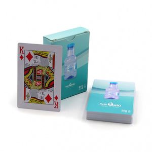 2026 New Version Custom Logo Pvc Waterproof Baloot Paper Playing Poker Cards - Product Image 1