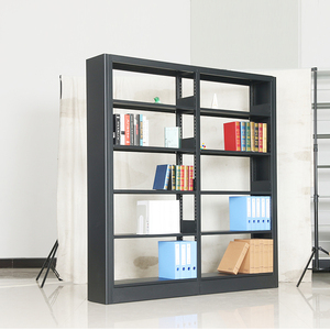 Estantería Metálica para Archivos, Muebles de Acero para Sala de Lectura de Biblioteca, Estante para Libros con Marco Metálico - Product Image 2