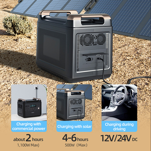 Générateur solaire 2000 watts, système d'énergie solaire hors réseau pour la maison, batterie, centrale électrique portable 2000W pour l'Europe - Product Image 3
