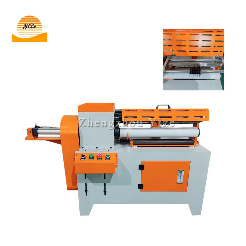 Máquina automática manual para hacer núcleos de papel higiénico, máquina de laminación, cortadora de tubos de papel, cortadora de corte longitudinal para tubos de papel