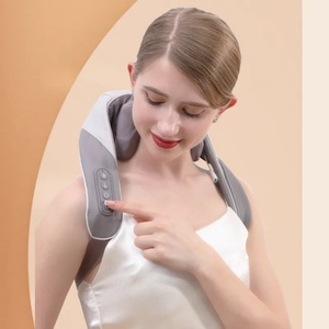 Masajeador de cuello y hombros con calor, simulación de masaje manual, Soothemate, para alivio del dolor, masaje de tejido profundo 5D. - Product Image 2