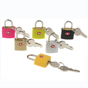 <span class=keywords><strong>Cadenas</strong></span> de bagage de petite taille de haute qualité, <span class=keywords><strong>prix</strong></span> de gros, <span class=keywords><strong>TSA</strong></span> 25 mm, couverture en ABS, avec 2 clés en laiton, haute sécurité - Product Image 5