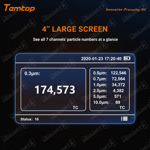 Compteur de particules portable Temtop PMD331, détecteur de poussière, détecte les particules de 0,3 m à 10 m, détection de la qualité de l'air - Product Image 4