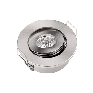 3W <span class=keywords><strong>Mini</strong></span> Cabinet COB Lights Nickel Couleur Diamètre 50mm Led Cabinet cob spotlight - Product Image 1
