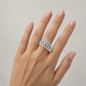 Bague en diamant Jewelspaark 1,19 carats, taille ronde, blanc bleu, argent 925, taille 8, pour femme, fiançailles - Product Image 3