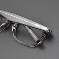 Montures de lunettes en acétate faites à la main de haute qualité pour hommes, idéales pour les visages en forme de losange, style vintage, vente en gros