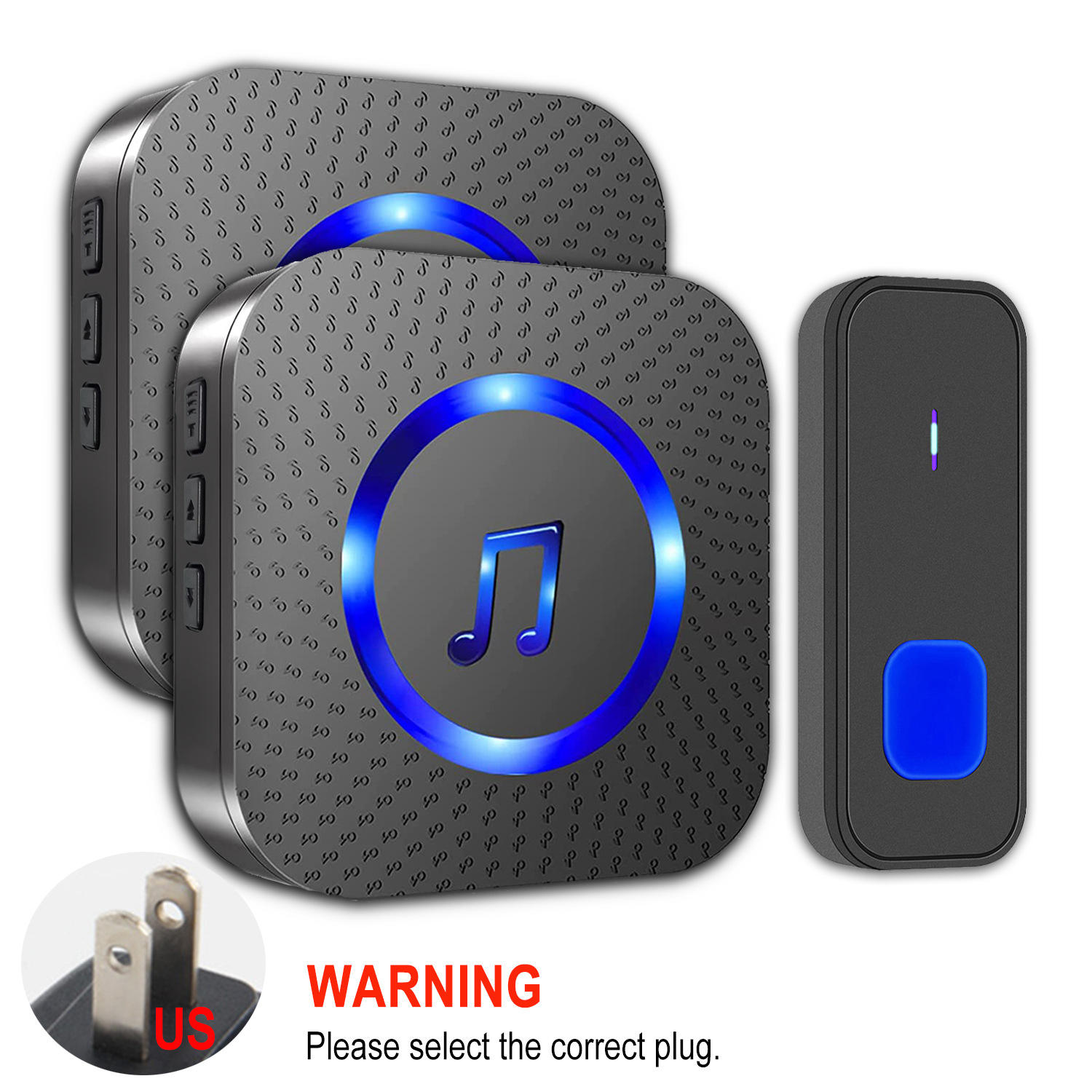 1 émetteur 2 récepteur-prise US