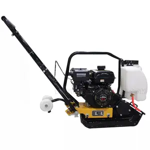 portable small mini hand held manual wacker gx160 honda gx270 engine gasoline stone plate compactor machine cheap price