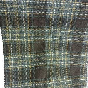 Fornitura Diretta dalla Fabbrica: Tessuto Composito Spazzolato 280 GSM per Pantaloni e Giacche in Maglia Jacquard Tinta in Filo, Nero Caffè, per Donna - Product Image 5