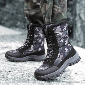 Bottes de neige à la cheville en coton tendance, vente chaude, coupe haute avec semelle intérieure, tige en TPU et semelle souple, style occidental - Product Image 4