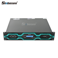 Module d'amplificateur de puissance numérique stéréo DSP classe D 3200W 2U 2 ohms, équipement audio professionnel