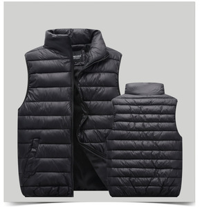 Nouveau gilet en gros pour l'automne/hiver, couleur unie, <span class=keywords><strong>sans</strong></span> <span class=keywords><strong>manches</strong></span>, épaissi, style coréen, coupe ajustée, <span class=keywords><strong>grande</strong></span> <span class=keywords><strong>taille</strong></span> - Product Image 5