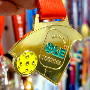 <span class=keywords><strong>Prix</strong></span> d'usine Personnalisé Combiner Puzzle Médaille En Métal 3D Znic Alliage Pickleball Sports Award Médailles - Product Image 1