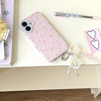 Petit nœud floral frais pour coque de téléphone portable Apple 16 Pro Max, pendentif pour iPhone 15 14 Plus A14 11 Pro 11 Pro Max 13