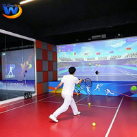 Simulador de Pared de Tenis Interactivo con IA, Análisis de Rendimiento en Tiempo Real y Oponente Virtual para Clubes, Gimnasios y Entrenamiento en Casa