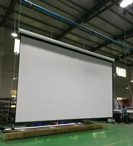 11*6M große Indoor-Outdoor-Projektions wand Motorisierte Projektions wand mit Fernbedienung