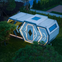 Maison modulaire préfabriquée de luxe Bâtiment fabriqué en Chine Maison capsule de luxe Appartement de bureau Maison préfabriquée