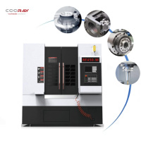 Centre d'usinage horizontal à lit incliné COORAY CR-VL-BF450-M FANUC CNC à double broche 4 axes, moyenne capacité, haute performance, avec fonction de tournage
