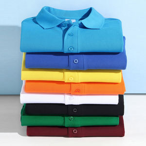 SK marque hommes 100% coton pur coton à manches longues <span class=keywords><strong>polo</strong></span> solide col rabattu Style Hong Kong coupe ample pour le printemps - Product Image 4