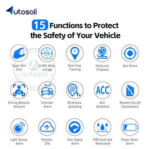 Autosali Wetrack Lite V7 Mini Car GPS Tracker LED cut-off nhiên liệu theo dõi thời gian thực 2G Mạng PC theo dõi xem ứng dụng miễn phí - Product Image 6