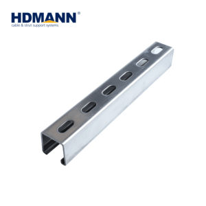HDMANN 41x41 41x21 C Kanal profil Metall Edelstahl Uni strut - Product Image 1