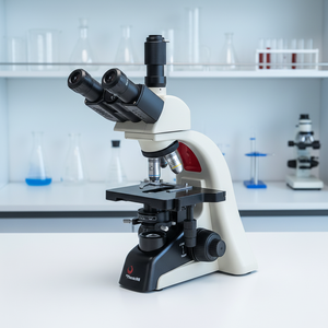 Microscope biologique trinoculaire professionnel <span class=keywords><strong>Phenix</strong></span> PH100-3A41LPL 40X-1600X à champ foncé, option médicale, pour laboratoire - Product Image 4
