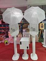 Support photo ovale pour iPad DSLRbooth, en stock, compatible iPad 10.9'', 11'', 12.9'', 13'', avec imprimante et flash en option