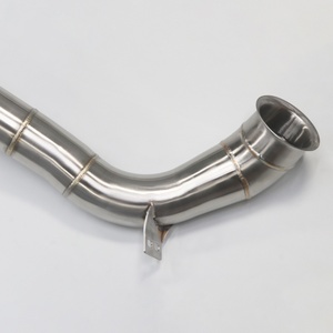 ท่อไอเสียแบบเชื่อมลายเกล็ดปลาสีทองพรีเมียม ลดขนาดเส้นผ่านศูนย์กลาง สำหรับ Mercedes-Benz G63AMG/W463A - Product Image 4