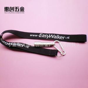 EasyWalker Aluminum Carabiner With Lanyard For Outdoor Sports And Backpacks Durable Design - Product Image 1