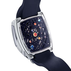 Montre mécanique de luxe Miyota pour homme, boîtier et bracelet en acier inoxydable, cadran en cristal saphir, résistante à l'eau, montre-bracelet creuse tendance - Product Image 2