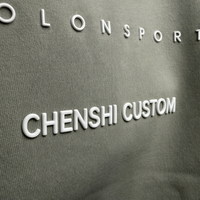 Étiquette de vêtement en silicone 3D personnalisée par l'usine Chenshi, impression par transfert thermique, lavable, autocollante, logo de marque privée personnalisé