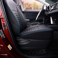 Housses de siège auto EKR, entièrement personnalisées, ultra-confortables, pour certains modèles Toyota RAV4 2019, 2020, 2021, 2022 LE, XLE, XLE Premium, Limited