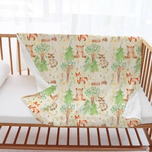 Couverture double en peluche <span class=keywords><strong>pour</strong></span> enfants, style mignon, couverture d'hiver, couverture de poussette <span class=keywords><strong>pour</strong></span> bébé, couverture de bébé, couverture de bébé en forme de bonnet - Product Image 2