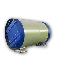 Station de pompage préfabriquée intégrée en fibre de verre Kehua, procédé de bobinage de filaments souterrains, finition anti-corrosion au gel-coat