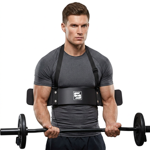 SAAR INDUSTRIES Appareil de musculation unisexe en aluminium pour biceps et triceps, confortable, antidérapant, durable, pour la musculation - Product Image 1