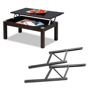 380 Foldable Steel Tea Table Lifting <strong>Bracket</strong> Z-Shaped Telescopic Desktop Hardware Accessories Modern Minimalist <strong>Computer</strong> - Product Image 1