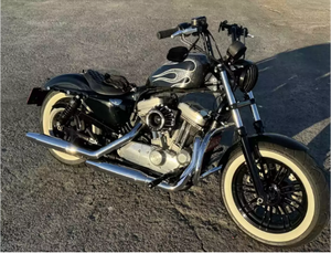 12.5l ABS har-ley Davidson XL883 1200 bình xăng Bìa 2004-2023 bóng đen tiêm đúc tùy chỉnh xe máy ABS phần - Product Image 3