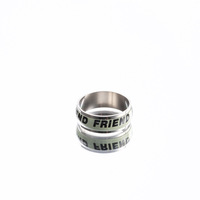 Bague en acier inoxydable luminescente, mode européenne et américaine, bague pour homme 2022