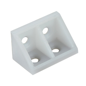 <b>Plastic</b> <b>Corner</b> <b>Bracket</b> White 90 Degree Right Angle Support For Furniture Shelves Partitions Durable Connectors - Product Image 1