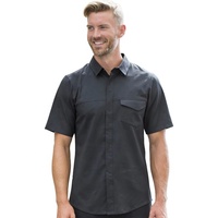 Uniforme de Restaurant d'hôtel pour homme, chemise de travail haut de Casino avec patte avant, ourlet incurvé de différentes tailles et couleurs