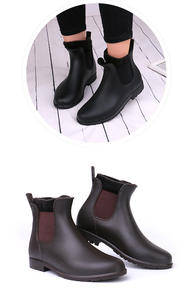 Cubrezapatos Impermeables Unisex, Estilo Chelsea, <span class=keywords><strong>Botas</strong></span> Cortas <span class=keywords><strong>de</strong></span> Moda, Antideslizantes, <span class=keywords><strong>para</strong></span> Viajes, <span class=keywords><strong>para</strong></span> las Cuatro Estaciones - Product Image 6