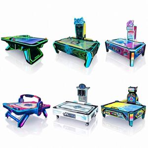 Air Hockey <b>Led</b> Light Arcade Table With Digital Display Fast Airflow Adult Hockey Entertainment Machine - Product Image 5