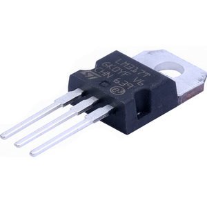 Regulador de Voltaje Lineal LM317T TO-220 de 3 Pines, Ajustable de 1.2V a 37V 1.5A, Circuito Integrado de Gestión de Energía - Product Image 1
