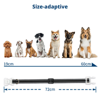 Collier pour chien LED rechargeable par USB, coloré, lumineux, réfléchissant, réglable en nylon, pour la sécurité nocturne, la marche et la randonnée
