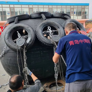 Defensa Neumática Yokohama de Qingdao Zhonghaihang con Conjunto de Eslingas para Atracado de Buques de Carga, Resistente a la Abrasión - Product Image 4
